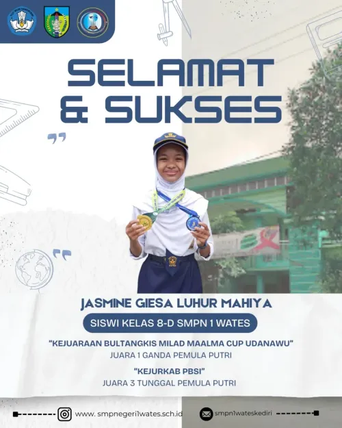 Juara 3 Tunggal Pemula Putri Kejurkab PBSI 